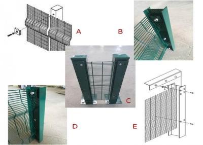 중국 358 anti climb security fence/anti climb security fence/anti climb fence 판매용