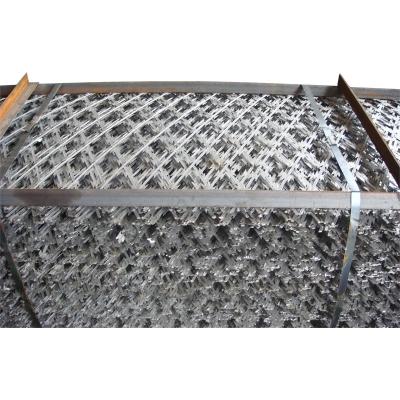 China Welded razor wire mesh Security fence Te koop