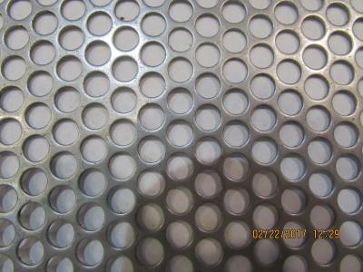 China stainless steel punched/perforated plate metal screen sheet panel Te koop