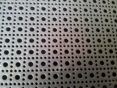 China 1.2mm hole diameter stainless steel 304 perforated sheet punched metal mesh for sale