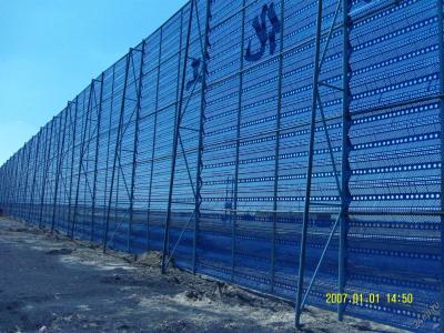 Cina Anti UV Outdoor Powder Coated Wind Barrier Steel Fence in vendita