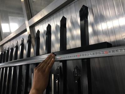 China 1 ¾” rail steel fencing panels en venta