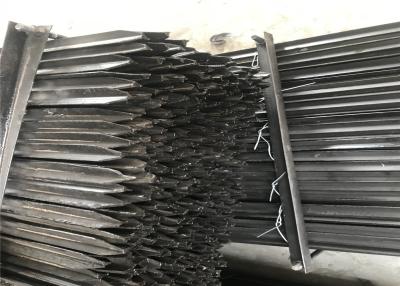 中国 600mm 1.86kg /meter star picket black coated and hot dipped galvanized 販売のため