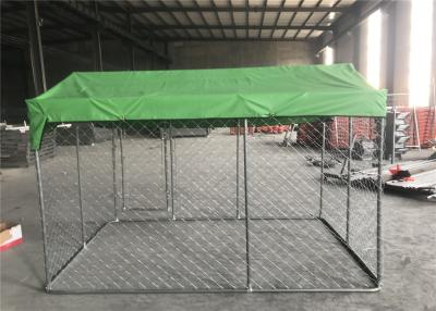 China 10'L*5'W*6'H (3m*1.5m*1.8m) Black powder Coated OD32mm Mesh 50mmx100mm Dog Kennel /Fencing for sale