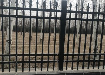 Cina 4 rails steel fence panels 6ft height x 10ft width spacing 100mm upright 1