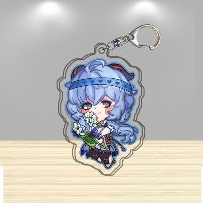 China Cheap Batch Acrylic Decorations Japan Anime Key Chain Custom UV Offset Logo Printing Commemorative Advertising Gifts Wholesale for sale