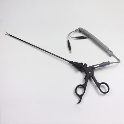 China Plastic handle 5mm laparoscopic reusable plastic handle laparoscopic bipolar instruments for sale