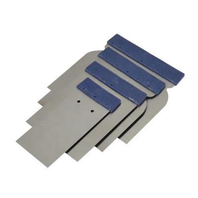 China Japanese Constrcution Style Stainless Steel Drywall 4 Pcs / Scraper Set for sale