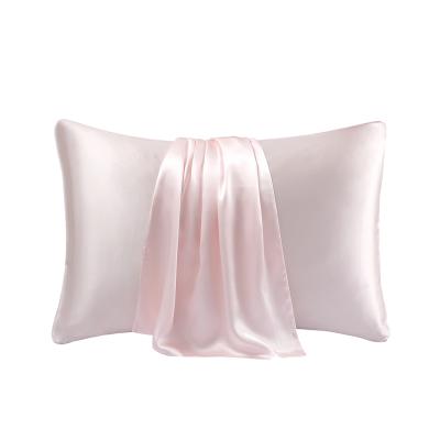 China Customizable luxury 100% silk pillowcase 22mm wholesale skillful design16mm 19mm Mulbery Anti-bacteria satin wrap for sale