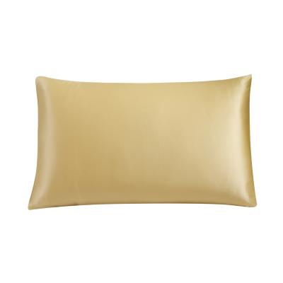 China Anti-bacteria most popular high quality 19mm luxury satin Mullberry 100% silk pillowcase with zipper for sale