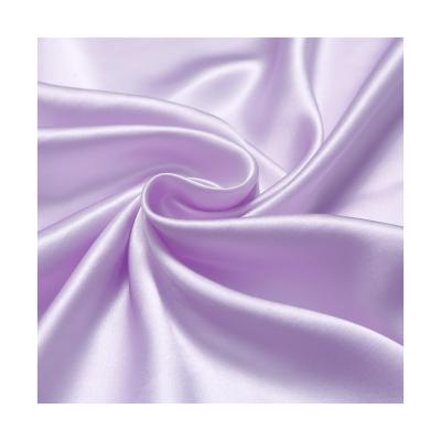 China 22mm 100% Pure Natural Organic Multi Satin Silk Fabric In Colors Organic Durable Use For DIY for sale