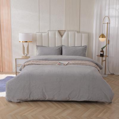 China Wholesale Nondisposable Luxury Multicolor Velvet Warm Bedding Manufacture Nondisposable Bedclothes Soft Duvet Cover Set for sale