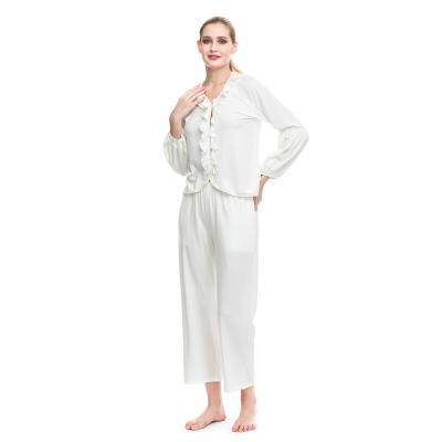 China New Style Breathable Cotton Women Long Outlet Factory Pajamas for sale