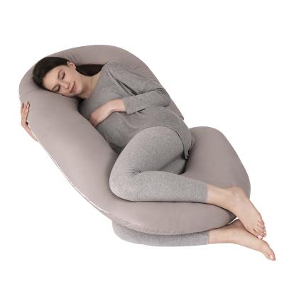 China Adjustable Folded Pregnancy Pregnant Women Sleeping Pillow Cushion Pad Soft Side Sleepers Rest for sale