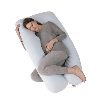 China Wholesale Removable And Washable Folded Velvet Pregnant Women Waist Side Sleep Pregnancy Pillow for sale