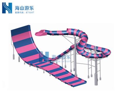 China Fiberglass theme park slides for sale fiberglass slide company supply water park design for sale