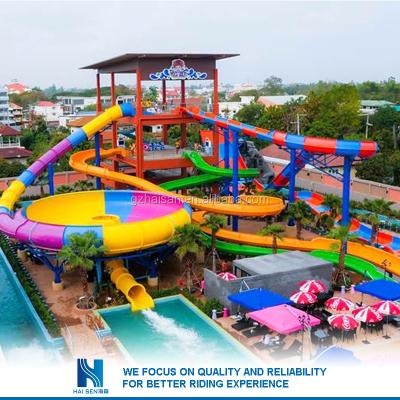 China Hot Selling Large Amusement Crocodile Island Water Park Inflatable Water Park And Slide For Sale for sale