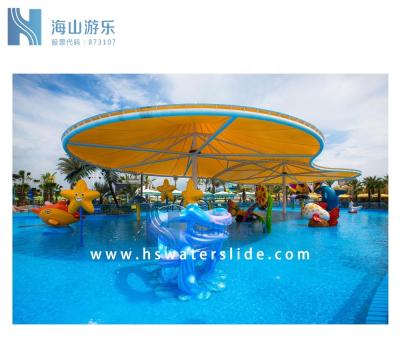 China 2020 new water park fiberglass games equipment in water park water house for kids for sale