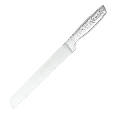 China Disposable Wholesale Stainless Steel Handle Bread Knife Serrated Knives for sale