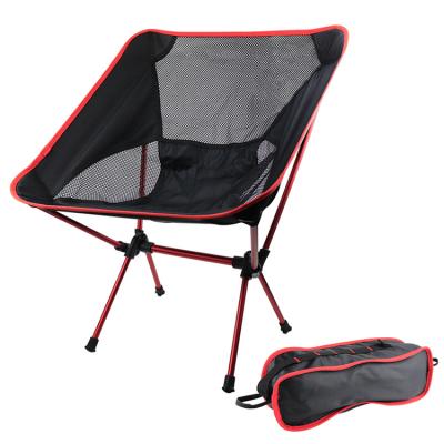 China Wholesale Cheap Portable Outdoor Folding Portable Beach Chair Aluminum Alloy Fishing Chair Chair-001 for sale