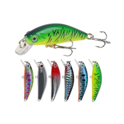 China Deep Fishing Activity 5.5cm 6.5g Sea Fishing Lures Outdoor Minnow Diving Fishing Lures Fishing Tackle Carp Bait for sale