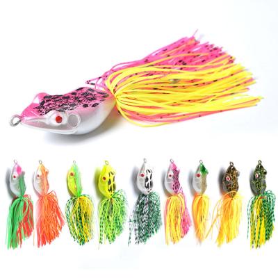 China ABS 3D Eyes 4.5cm Lure 10g Frog Lure Soft Fishing Artificial Fishing Bait for sale