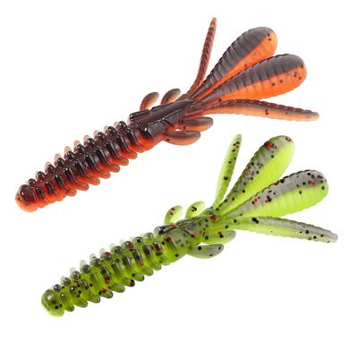 China 6.4cm Soft Shape Rubber Lure Shrimp 2g Bait Fishing Lures Bass Mandarin Snakehead Soft Fishing Lure for sale