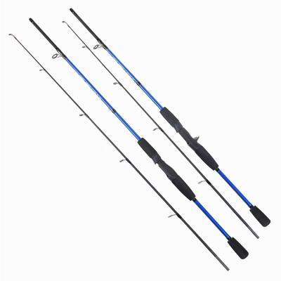 China Outdoor Fishing Activity Handles Saltwater Short Fishing Rod Fiberglass Lure Carp Fishing Rod for sale