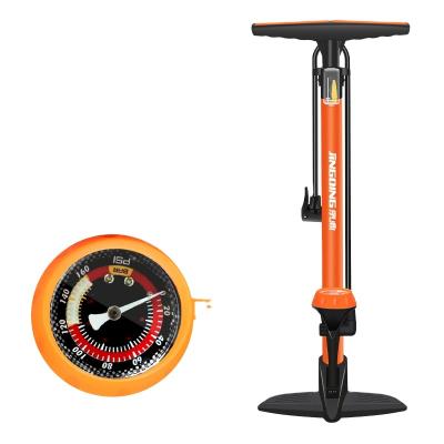 China Direct Wholesale 160Psi US/UK/FR Portable High Pressure Shock Cycle Air Hand Floor Tire Recycling Bicycle Pump for sale