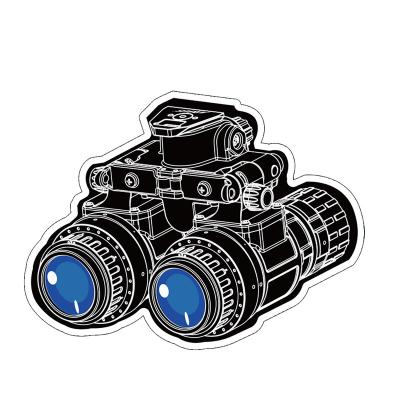 China Night vision sticker BNVD1431 PVS31 PVS14 GPNVG18 decorative eyes sticker four night vision for sale