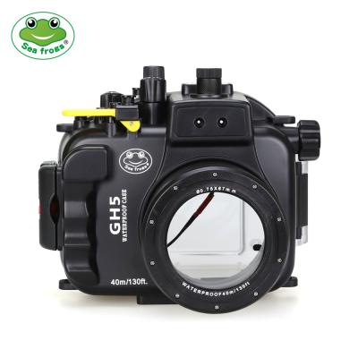 China Seafrogs Waterproof Shockproof Dustproof Professional Camera Housing Plastic Hard Case 40m For Panasonic GH-5 (12-60mm) for sale