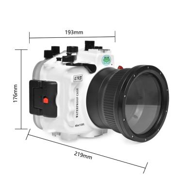 China Seafrog A7RIV 28-70mm Waterproof Lens Diving Camera Housing Waterproof Hard Bag for Sony A7RIV A7R4 Camera for sale