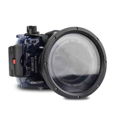 China Popular Seafrogs Waterproof Dustproof New Arrival DSLR Underwater Camera Diving Case Housing For Sony Mark 6 RX100 VI for sale