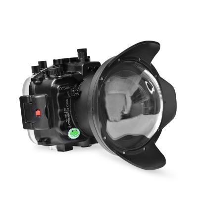 China Waterproof PC Seafrogs 40meter Camera Housing Diving Case For Sony A7SIII 28-70mm 90mm 16-35mm for sale