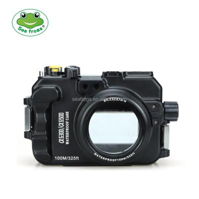 China Newest Newest Seafrogs Aluminum Underwater Camera 100m/325ft Waterproof Aluminum Housing Case For Sony A6300 A6500 for sale