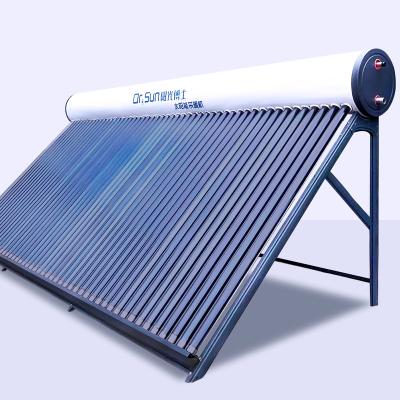 China 40-60 Unpressrized Outdoor Vacuum Tubes All In One Evacuated Tube Solar Water Heater for sale