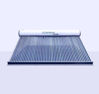 China Unpressrized Outdoor Vacuum Tubes All In One Tube Evacuated Solar Water Heater Heating Machine for sale