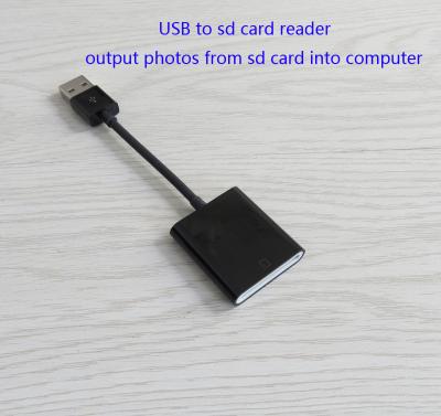 China COMPUTER USB to SD Card Camera Reader for Computer USB SD Card Reader for sale