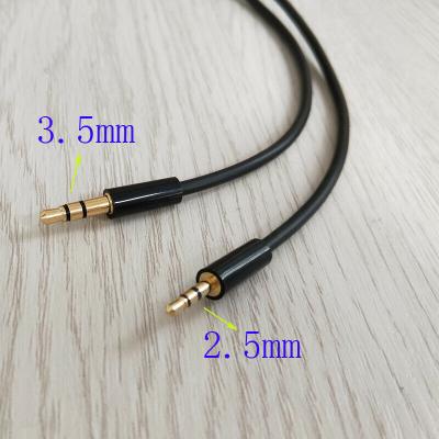 China 3ft aux cable. speaker length 1m audio cable Jack 3.5 to 2.5mm to 3.5mm cable 2.5 aux. Male For Car Smartphone Speaker Earphone Moible Phone for sale