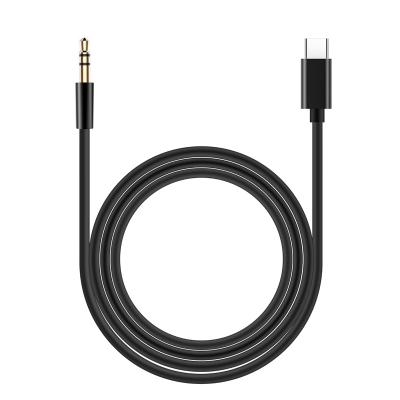 China 1Meter 3ft Speaker Type-C to 3.5mm Jack Earphone Cable USB C Earphone Audio Adapter for sale