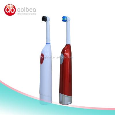 China Battery Power Replaceable Battery Brush Head Adult Rotary Electric Toothbrush for sale