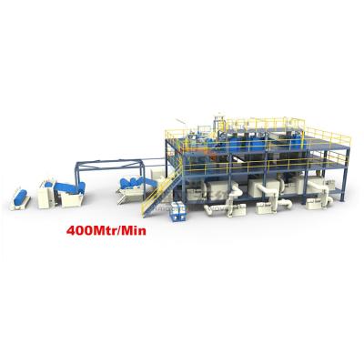 China Factory China Manufacture PP Spunbond Nonwoven Fabric Production Line Meltblown Nonwoven Fabric Making Machine for sale