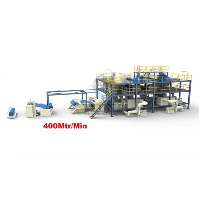 China Factory Hot Sale S Ssmms Spunbond PP Melt Blown Nonwoven Fabric Making Machine for sale