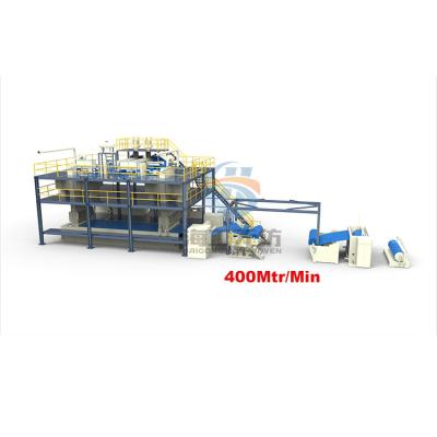 China Factory Good Quality Factory Recommended PP Spunbond Making Production Line Smns Nonwoven Fabric Production Line for sale