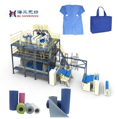 China Factory High Accuracy Production Line Meltblown Nonwoven Fabric Making Machine for sale