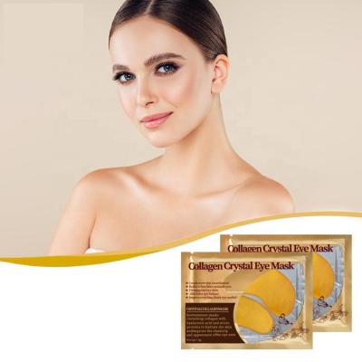 China Anti-Puffiness Gel Wholesale Under Eye Pads 24k Gold Crystal Collagen Anti Bags Dark Circles Removal Eye Mask Private Label Beauty Eye Mask for sale