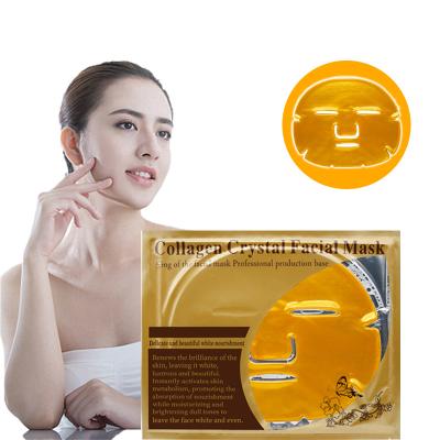 China 24k Gold Beauty Products 24k Gold Face Mask Wholesale Anti Aging Facial Private Label Skin Care OEM Mask Collagen Nourishing Face Mask for sale