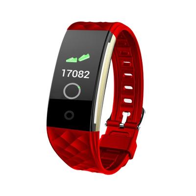 China Best Selling IP67 Smart OLED HD S2 Touch Screen Color Screen Wristband Heart Rate Monitor Sports Fitness Wristband for sale