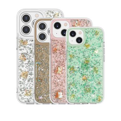 China New Anti-fall Cell Phone Case girly glittering powder series shell mobile phone case for IPhone1112 13 for sale