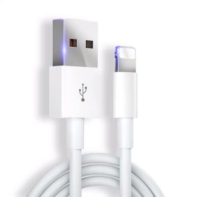 China Bestselling High Quality 5V/2A USB Data Cable 12 Data Cable 2.4A Fast Charging X Xs X 11 8 7 6Plus Line Charger for sale